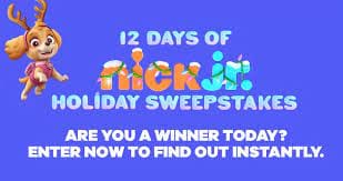 12 Days of Nick Jr. Holiday Instant Win Game