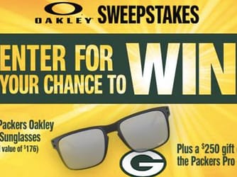 Green Bay Packers 2021 Packers Oakley Sweepstakes