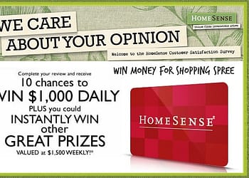 Winners Homesense Customer Satisfaction Survey