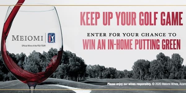  Meiomi Wines In-Home Putting Green Sweepstakes