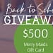 Happy Maids Back to School Sweepstakes